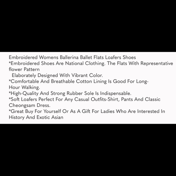 Cinak Floral Embroidered Women’s Flats (NW… - Picture 5 of 6